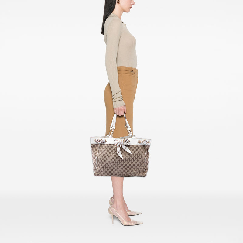 Large GG Canvas Positano Tote - Image 6