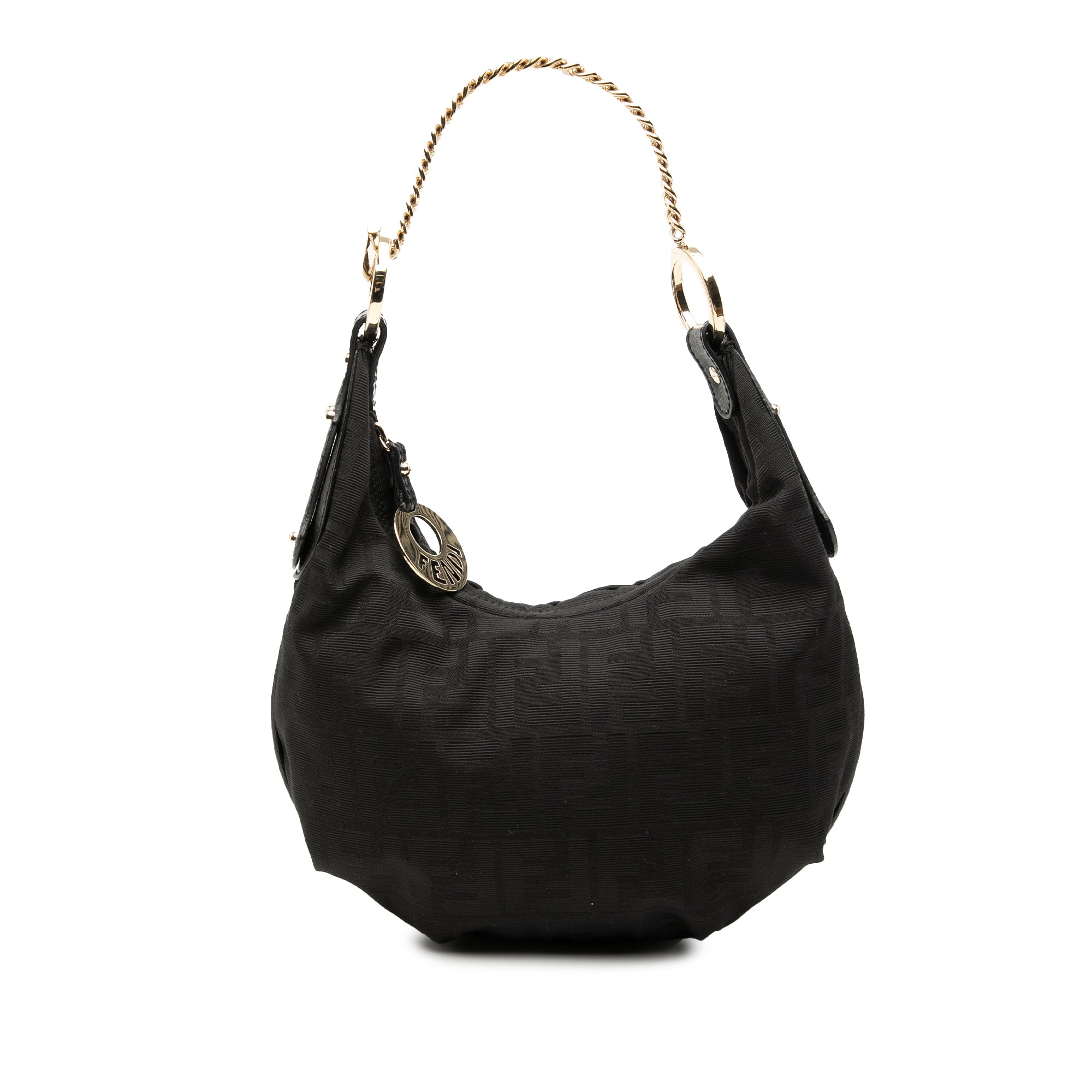 Zucca Canvas Chef Chain Hobo Bag - Image 1