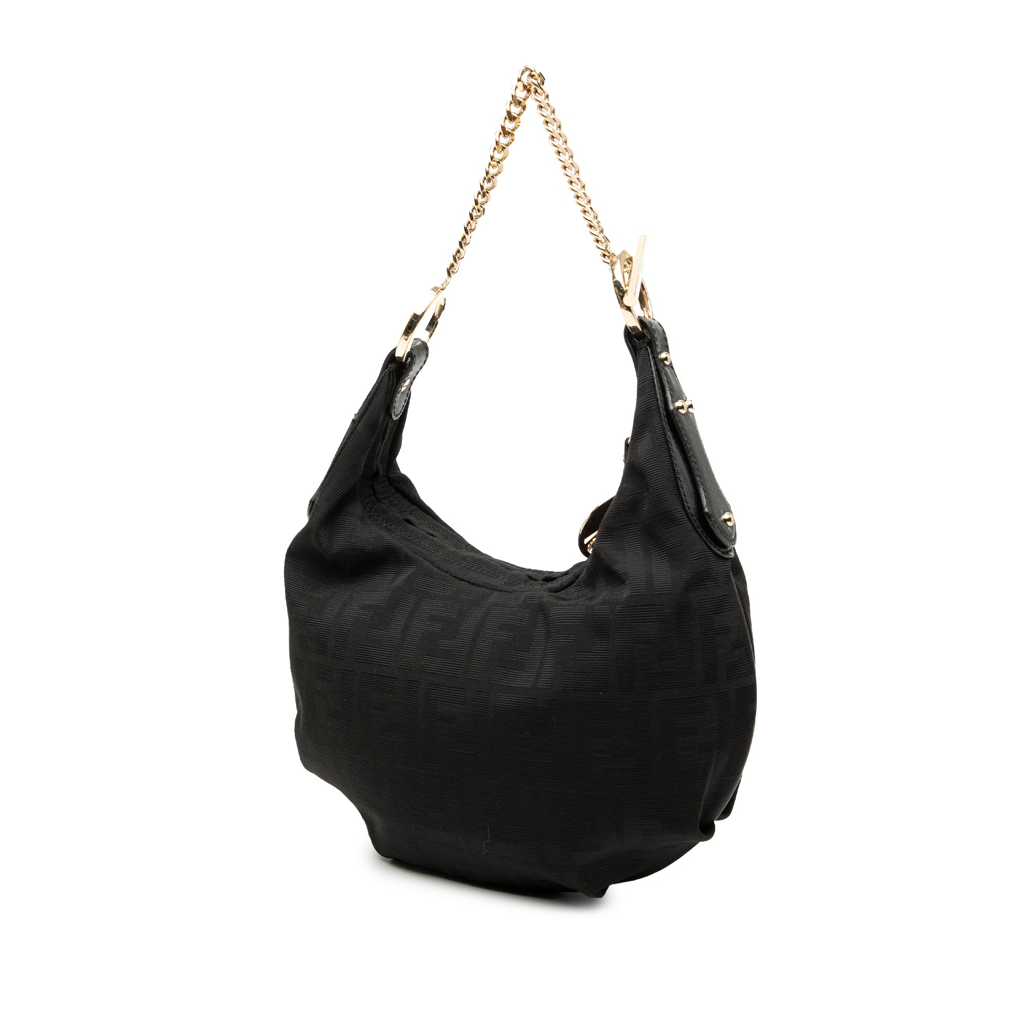 Zucca Canvas Chef Chain Hobo Bag - Image 2