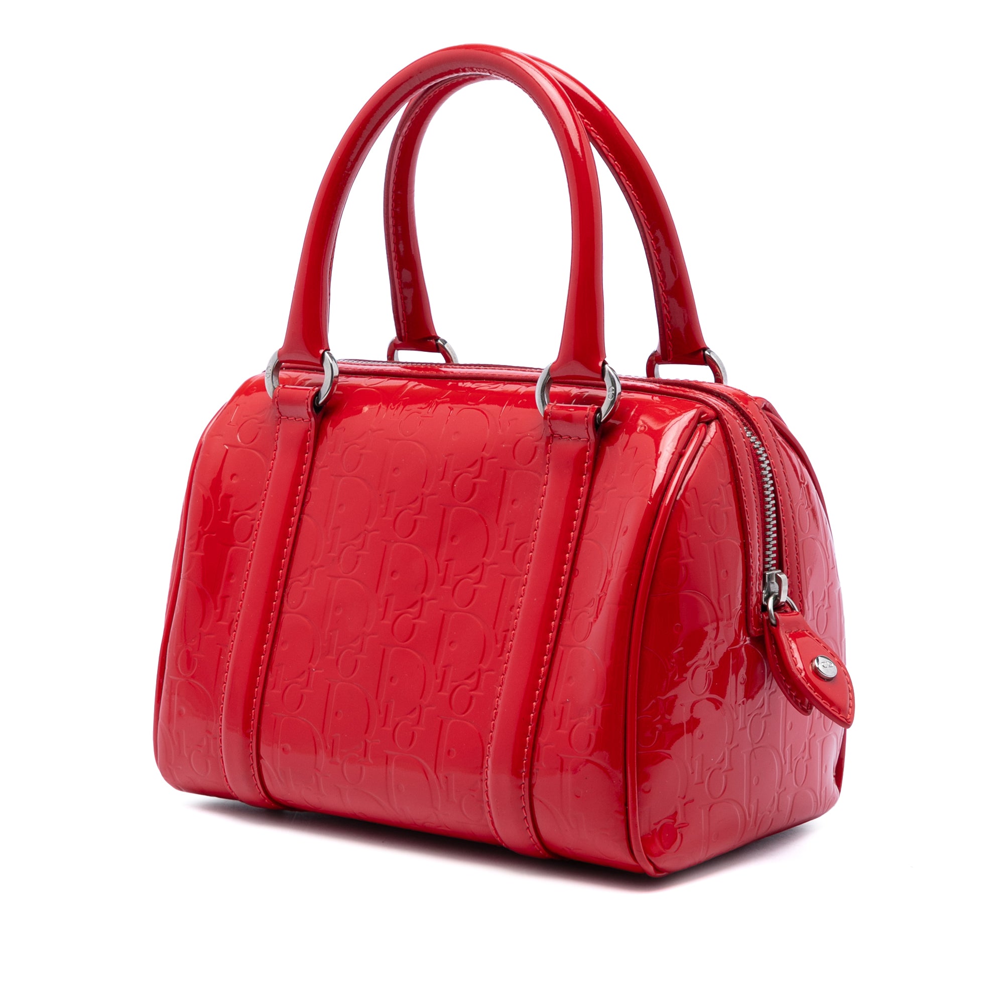 Oblique Patent Boston Bag - Image 2