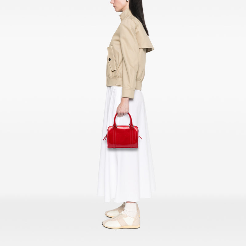 Oblique Patent Boston Bag - Image 5