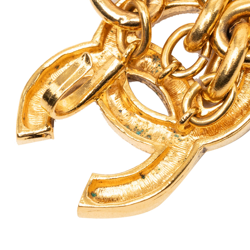 CC Gold Plated Triple Chain Belt - Image 4