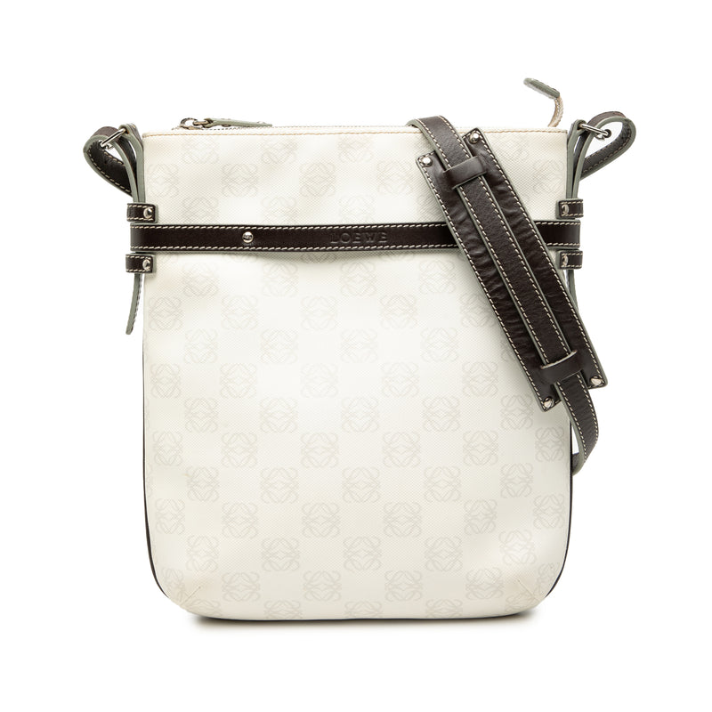 Anagram Coated Canvas Crossbody