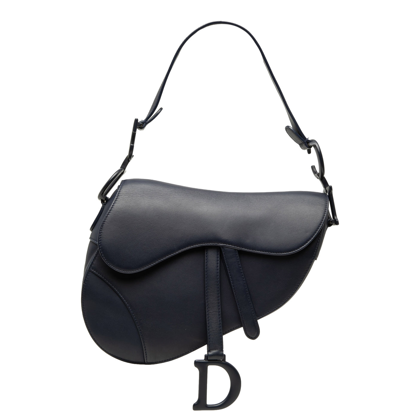 Ultra Matte Calfskin Saddle Bag - Image 1