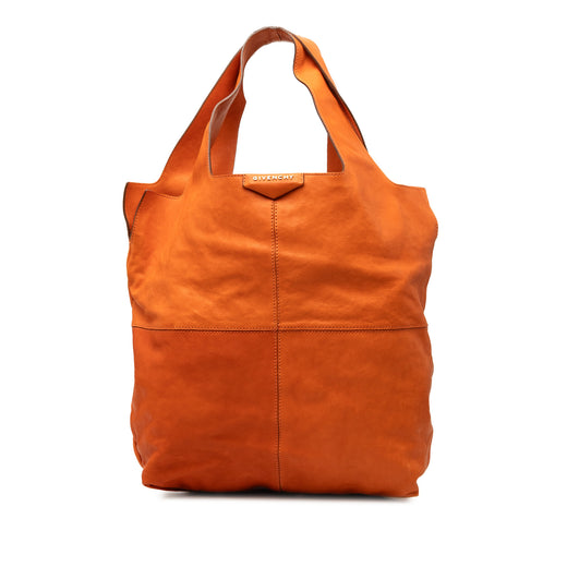 Leather George V Tote - Image 1