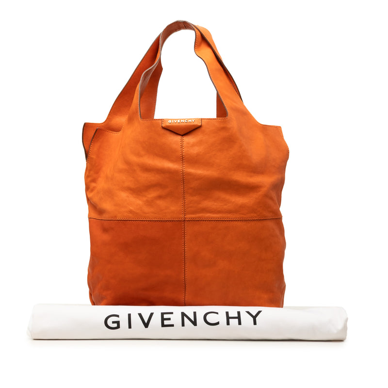 Leather George V Tote - Image 10