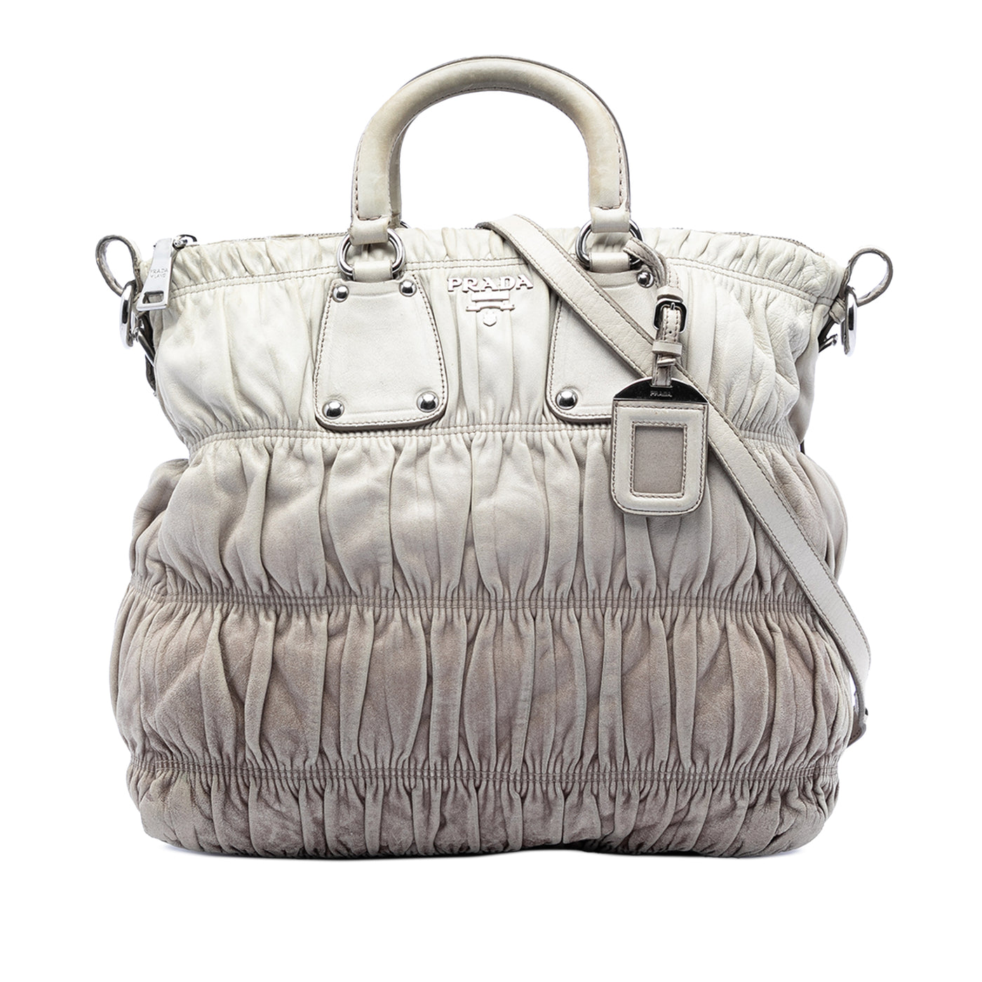 Nappa Gaufre Ombre Satchel - Image 1