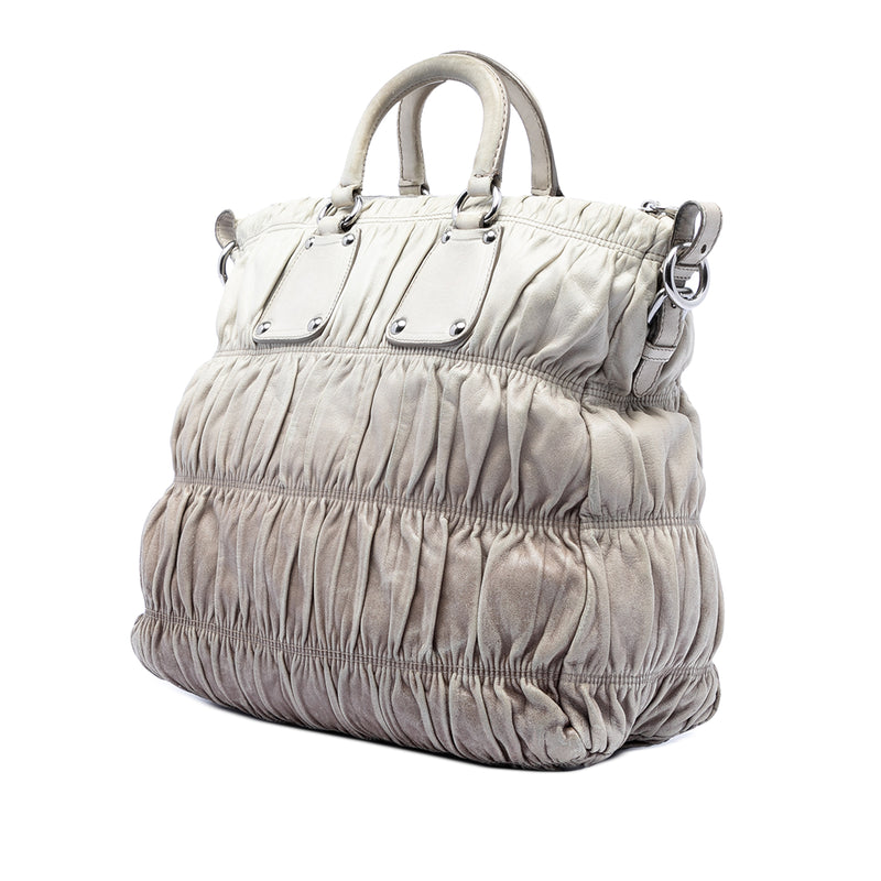 Nappa Gaufre Ombre Satchel - Image 2