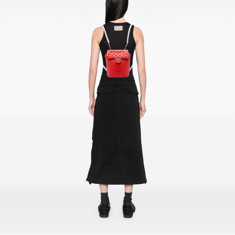 Small Lambskin Cuba Color Urban Spirit Backpack - Image 6