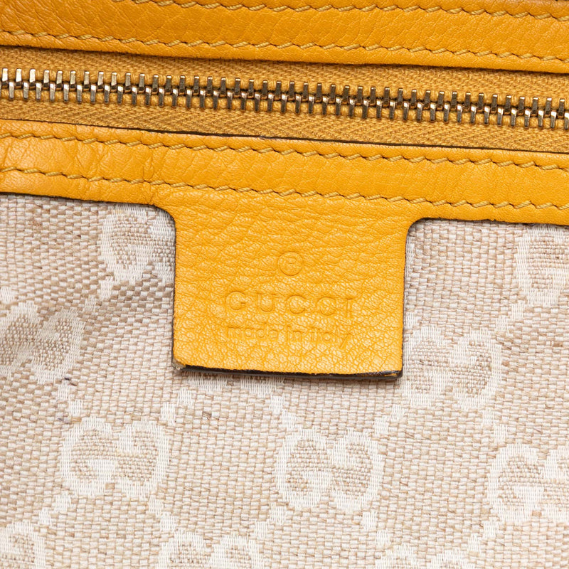 Calfskin Bamboo Diana Satchel - Image 6