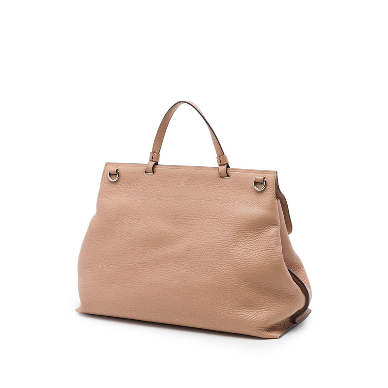 Large Calfskin Bamboo Daily Satchel - Image 2