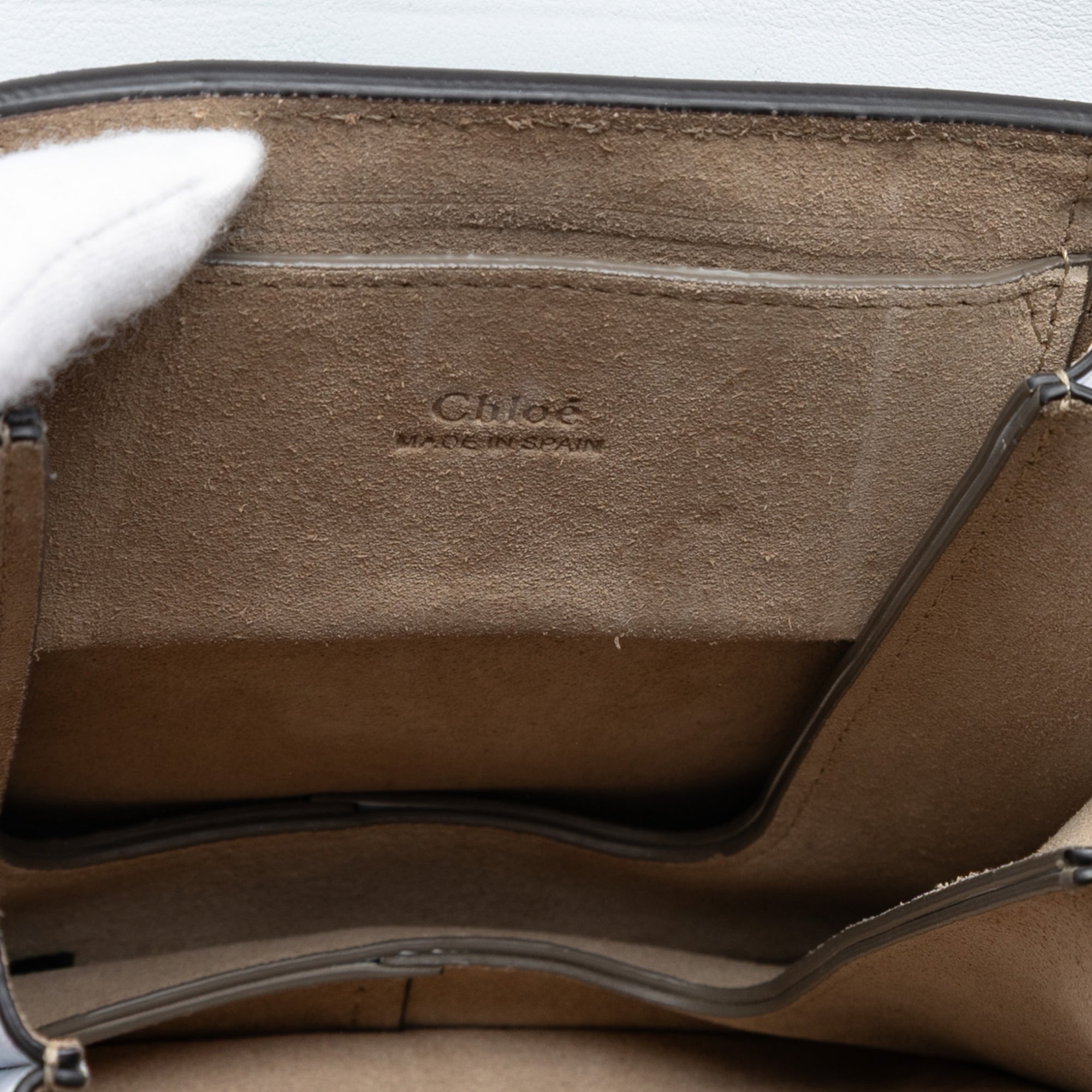 Mini Calfskin and Suede Faye Bracelet Bag - Image 4