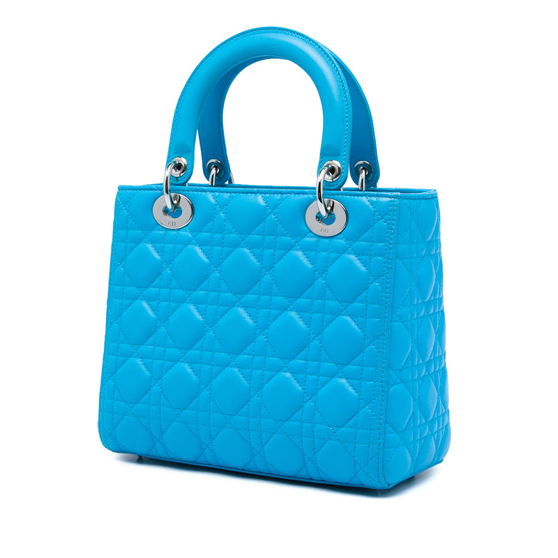 Medium Lambskin Cannage Lady Dior - Image 2