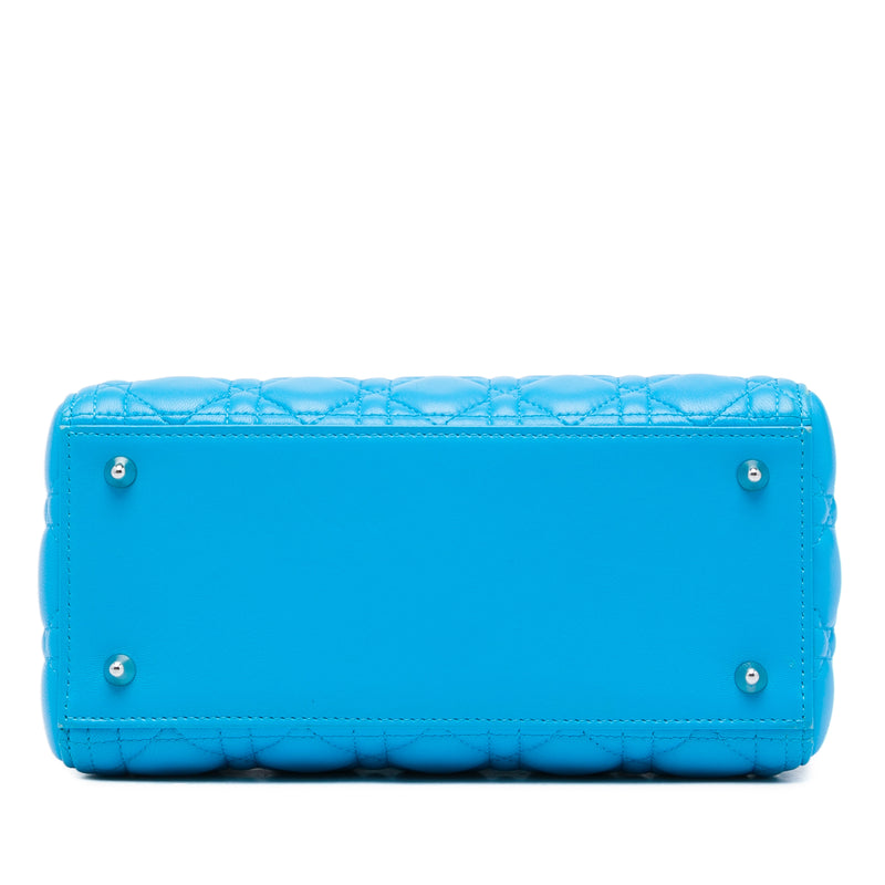 Medium Lambskin Cannage Lady Dior - Image 3