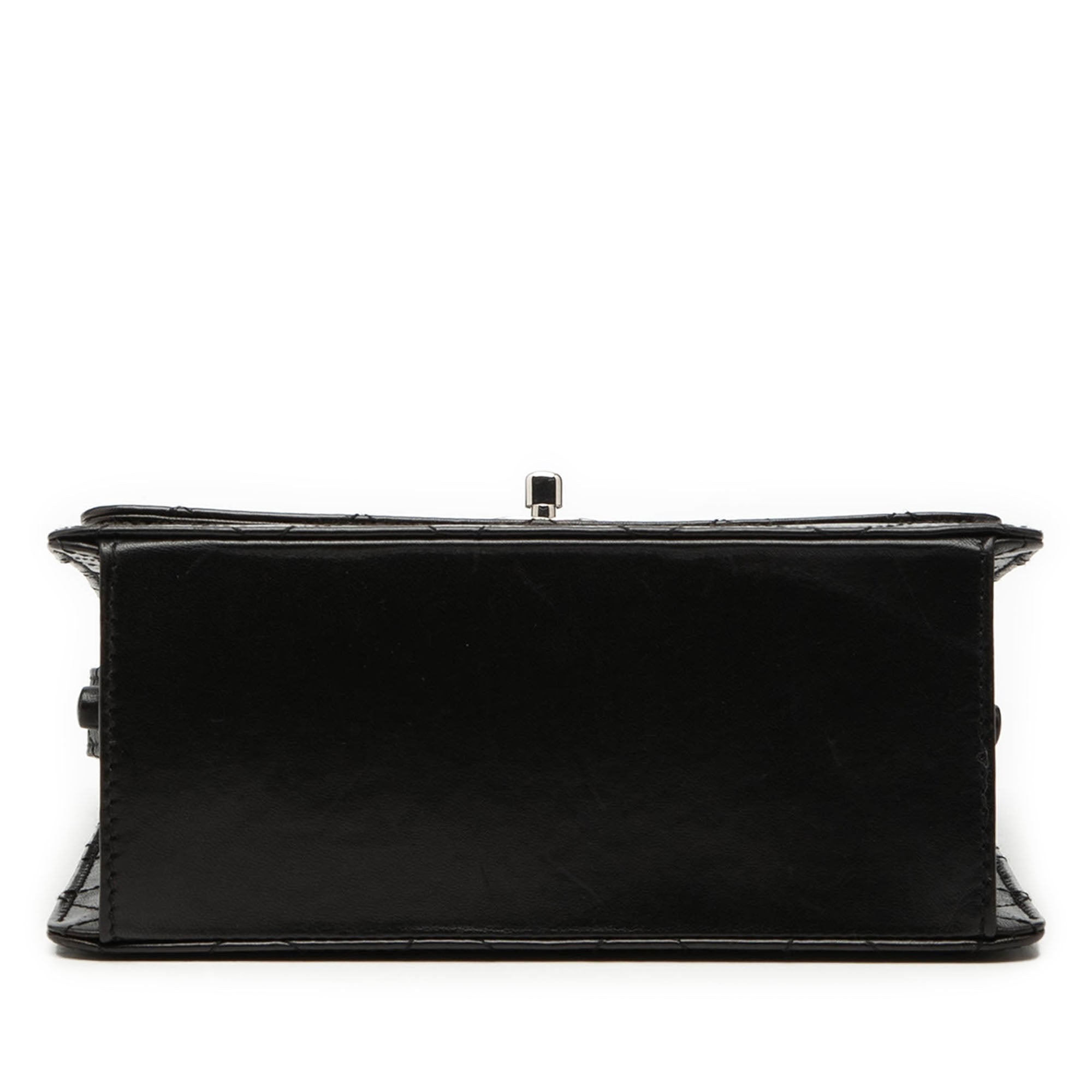 CC Quilted Lambskin Flap Shoulder Bag - Image 3