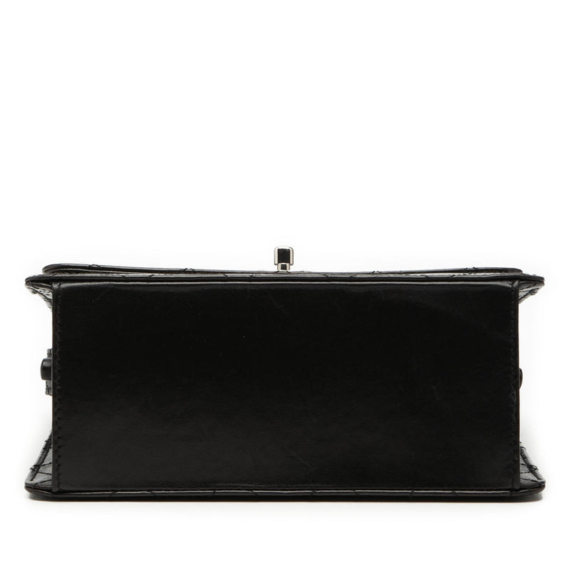 CC Quilted Lambskin Flap Shoulder Bag - Image 3