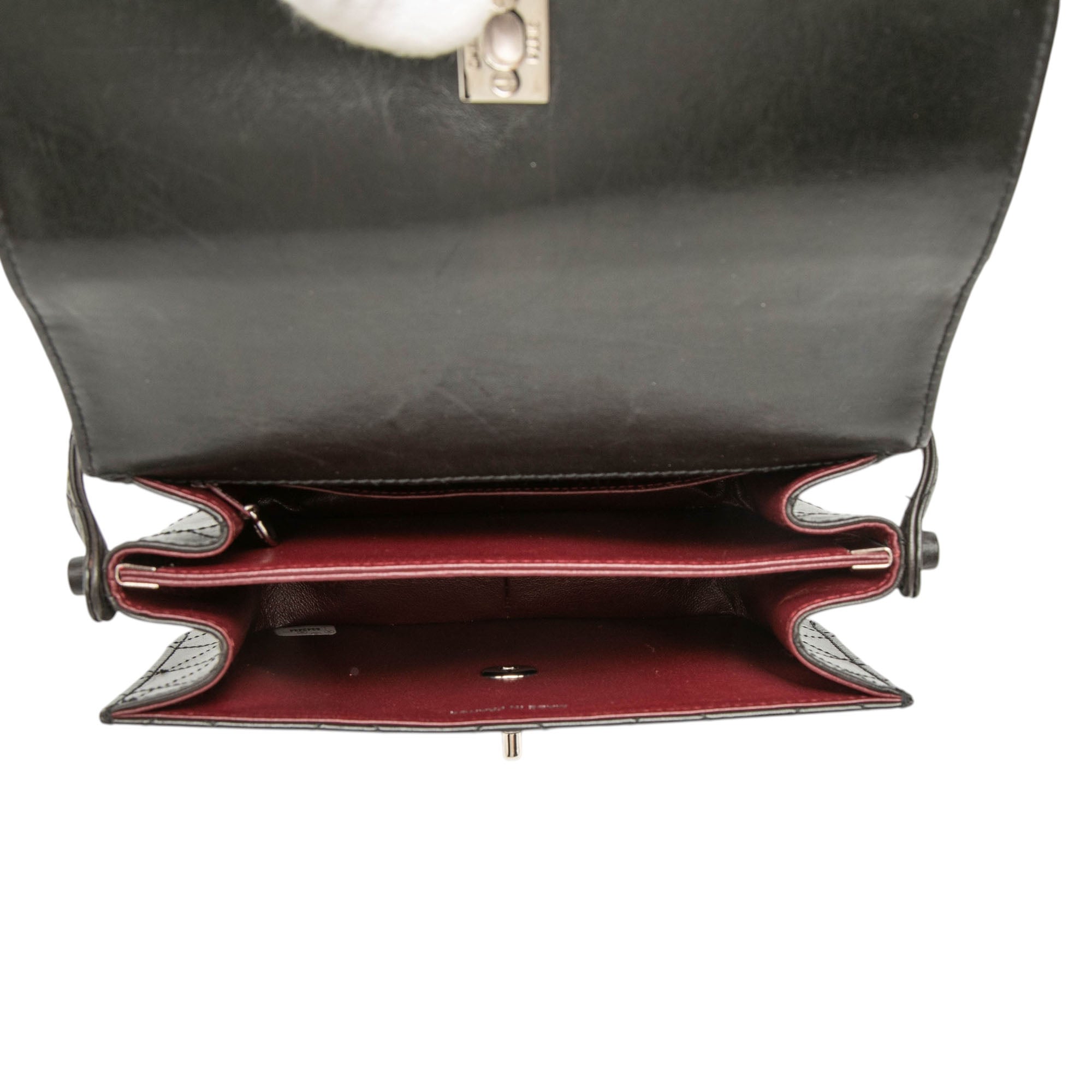CC Quilted Lambskin Flap Shoulder Bag - Image 4