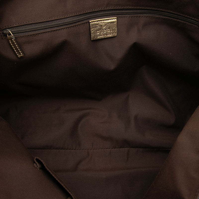 GG Satin Abbey D Ring Tote - Image 4
