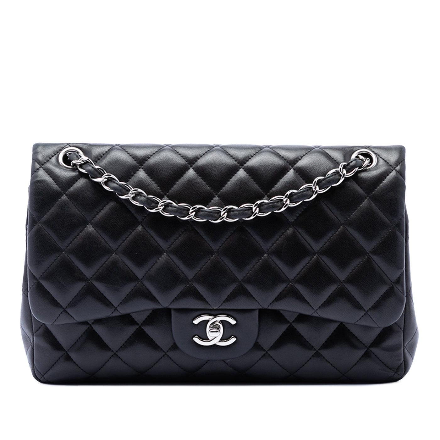 Jumbo Classic Lambskin Double Flap - Image 1