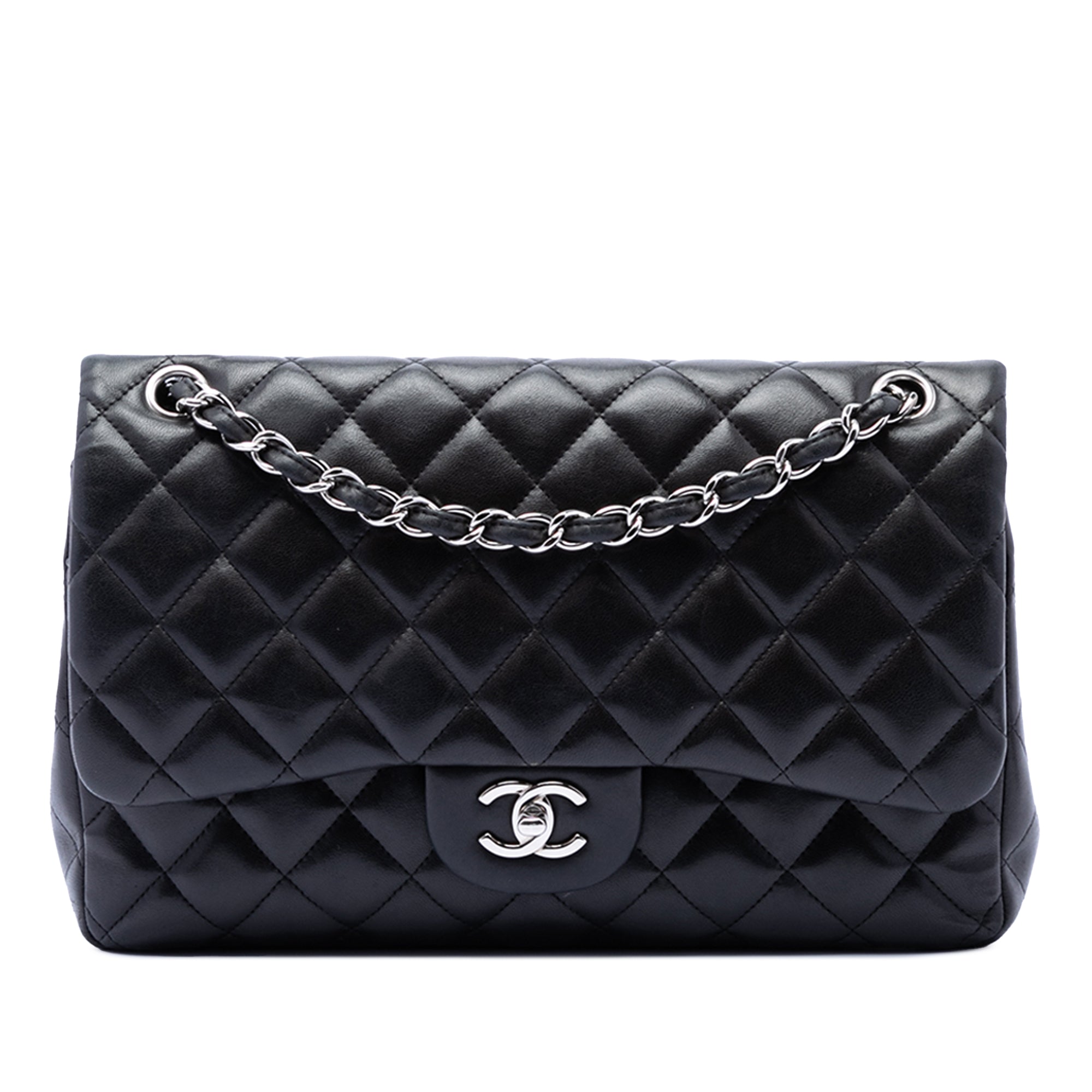 Jumbo Classic Lambskin Double Flap - Image 1