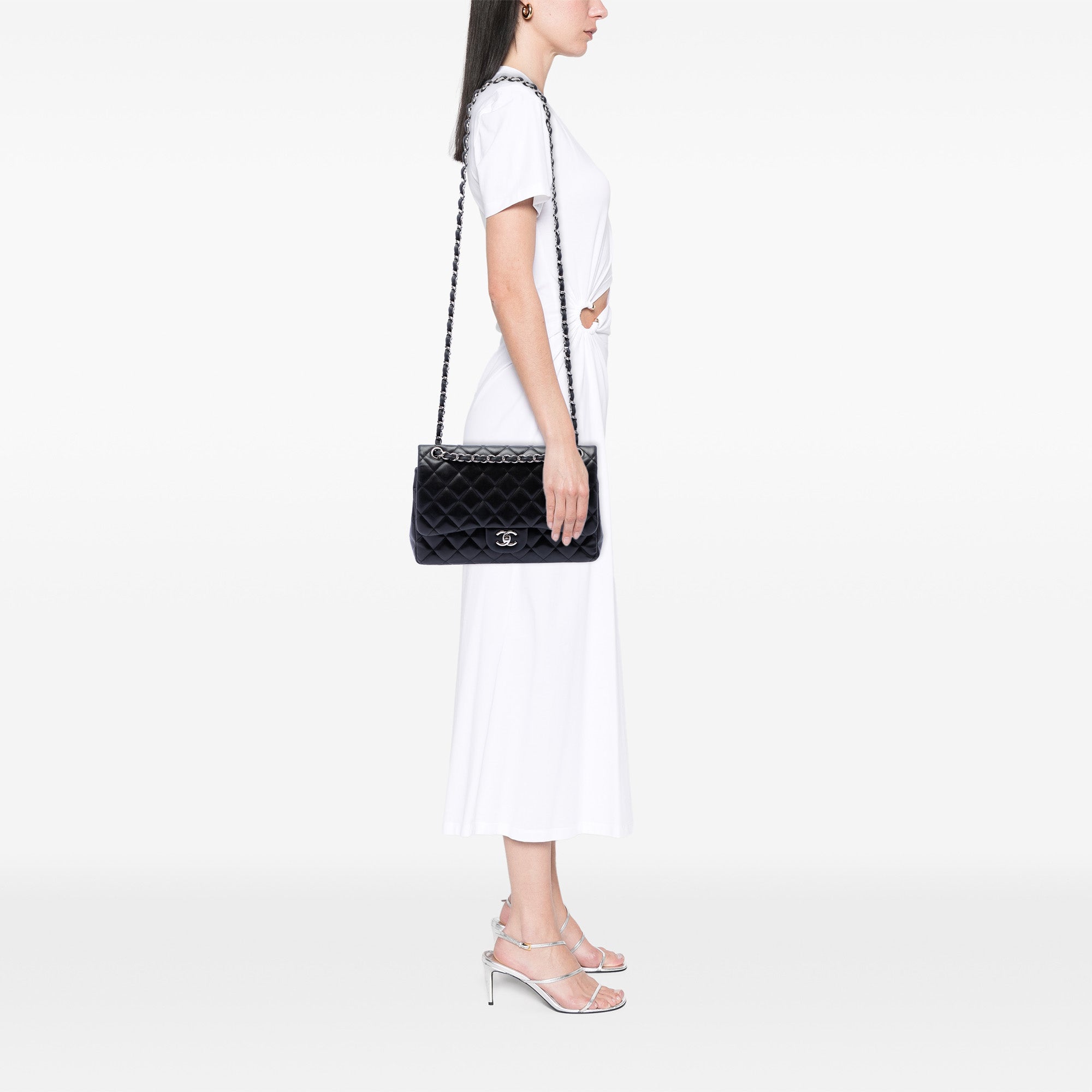Jumbo Classic Lambskin Double Flap - Image 6