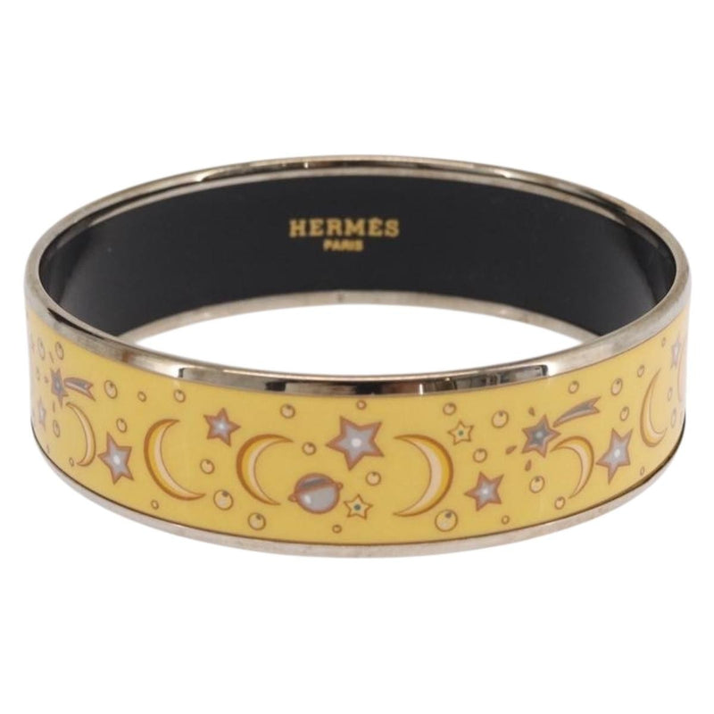 Chanel Vintage Bangle Metal Yellow Bijoux
