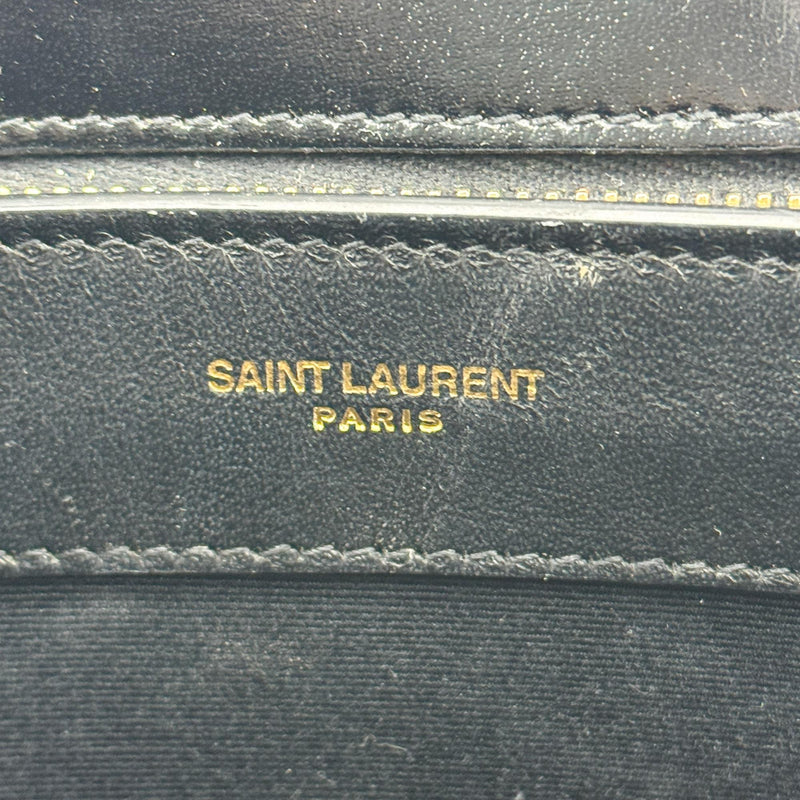 Saint Laurent Uptown Leather Black Bag