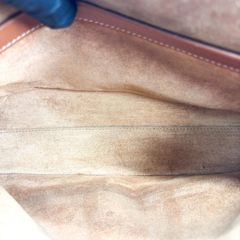 Celine Soft 16 Smooth Calfskin Brown Leather Bag