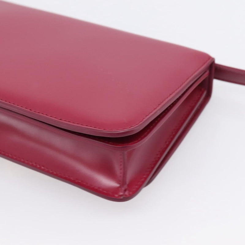 Bottega Veneta Bv Classic Smooth Calfskin Burgundy Leather Bag