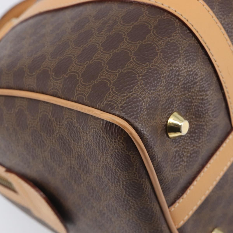 Celine Handbag Canvas Brown Bag