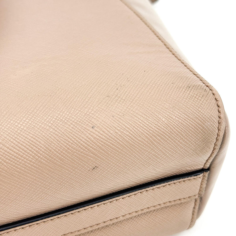 Prada Vintage Tote Leather Beige