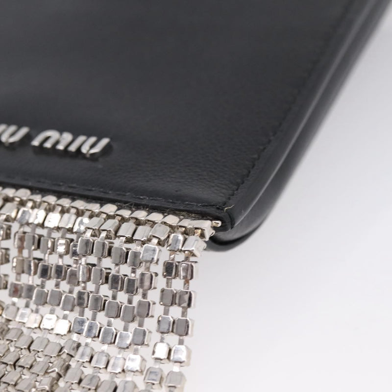 Miu Miu Shoulder Leather Black Bag