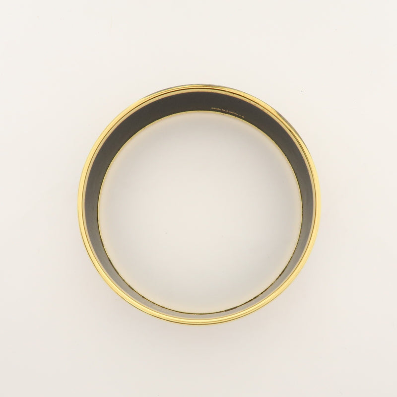Hermes Bangle Printed Enamel Red Gold_plated Bijoux