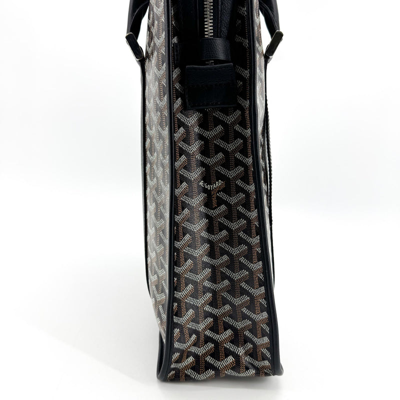 Goyard Bourgogne Coated Canvas Black Bag
