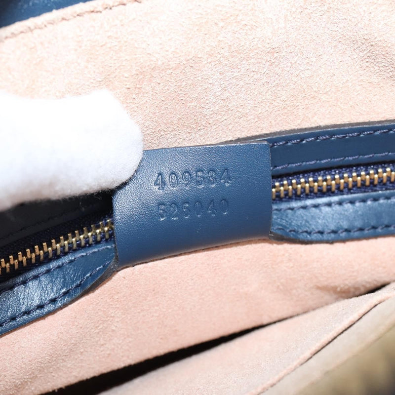 Gucci Linea A Convertible Guccissima Leather Navy Bag