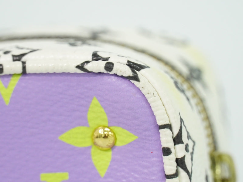 Louis Vuitton Cube Coin Purse Limited Edition Colored Monogram Giant Multicolour Canvas Bag