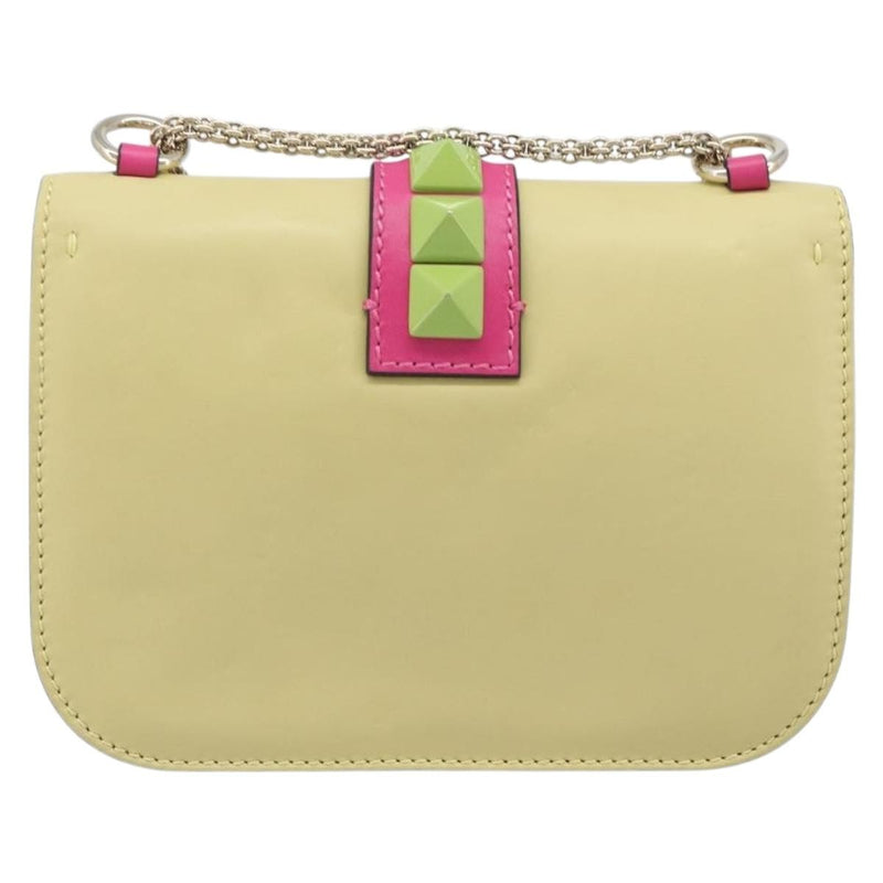 Valentino Garavani Glam Lock Covered Studs Leather Multicolour Bag