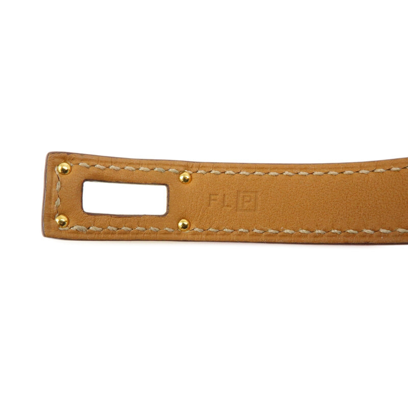 Hermes Kelly Double Tour Leather Orange Bijoux
