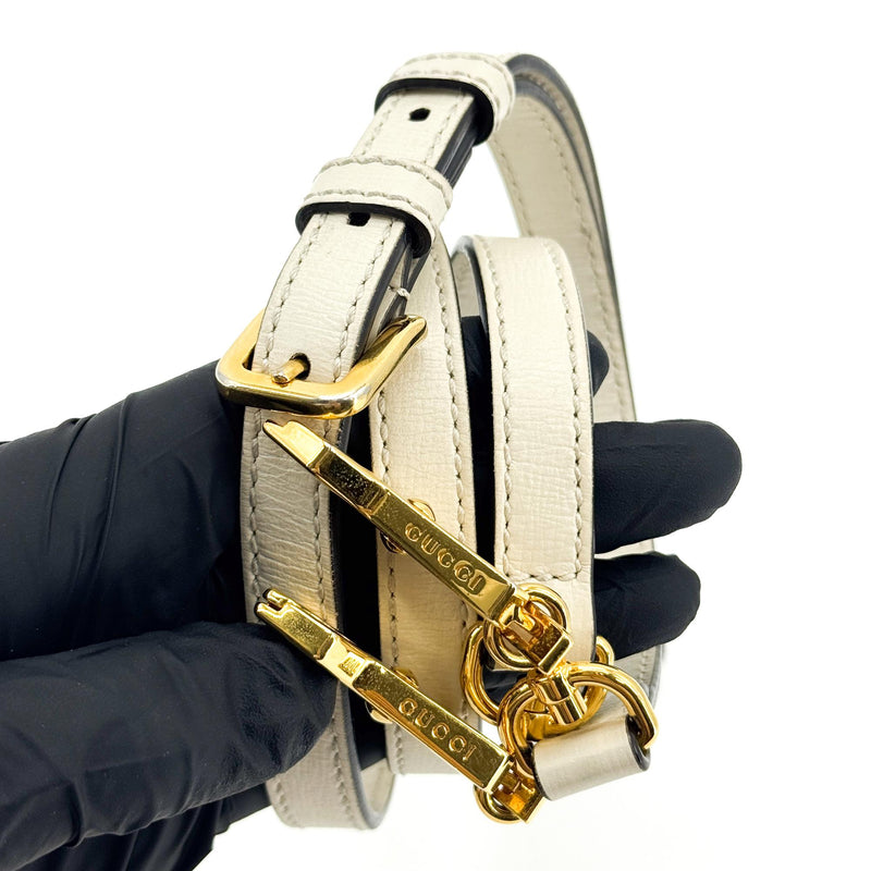 Gucci Horsebit 1955 Top Handle Gg Coated Canvas With Leather Beige Bag