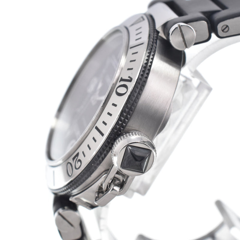 Cartier Pasha Seatimer Automatic Stainless Steel And Rubber Watches