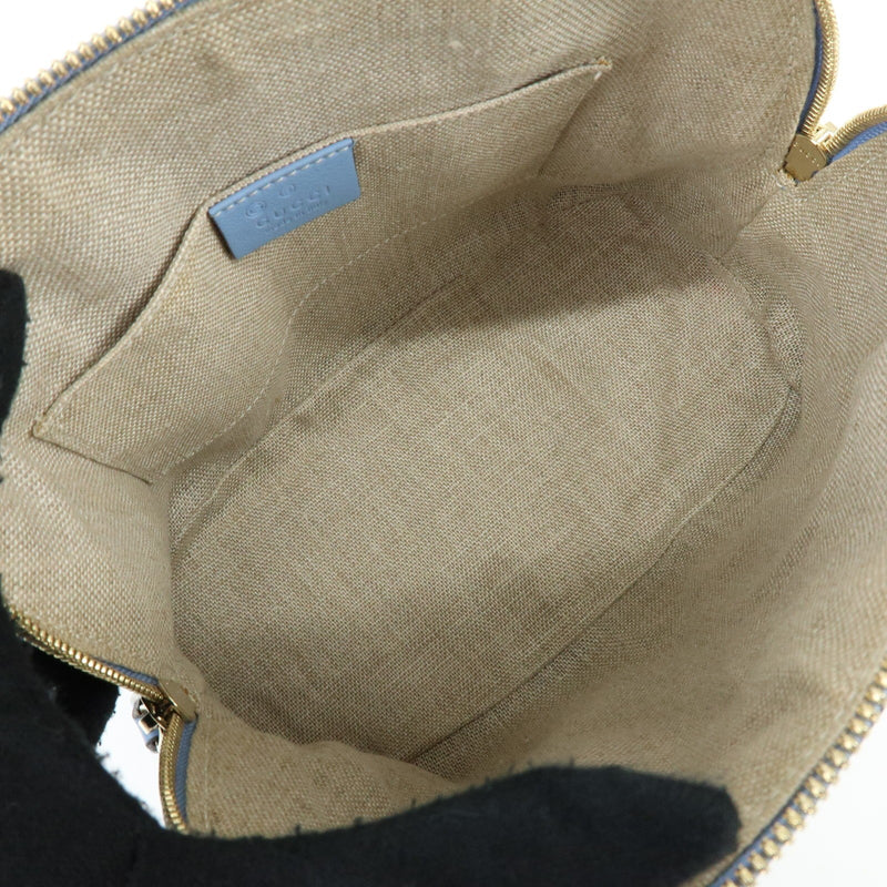 Gucci Convertible Dome Satchel Microguccissima Leather Blue