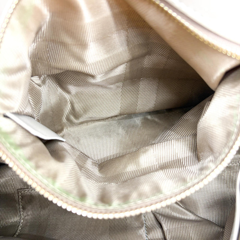 Burberry Enmore Quilted Leather Beige Bag