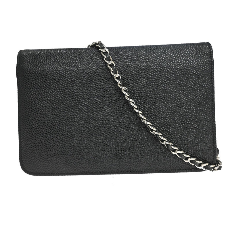 Chanel Timeless Wallet On Chain Caviar Black Leather Accessory