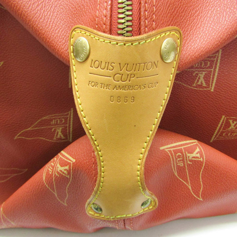 Louis Vuitton Cup Garment Cover Coated Canvas Orange Bag
