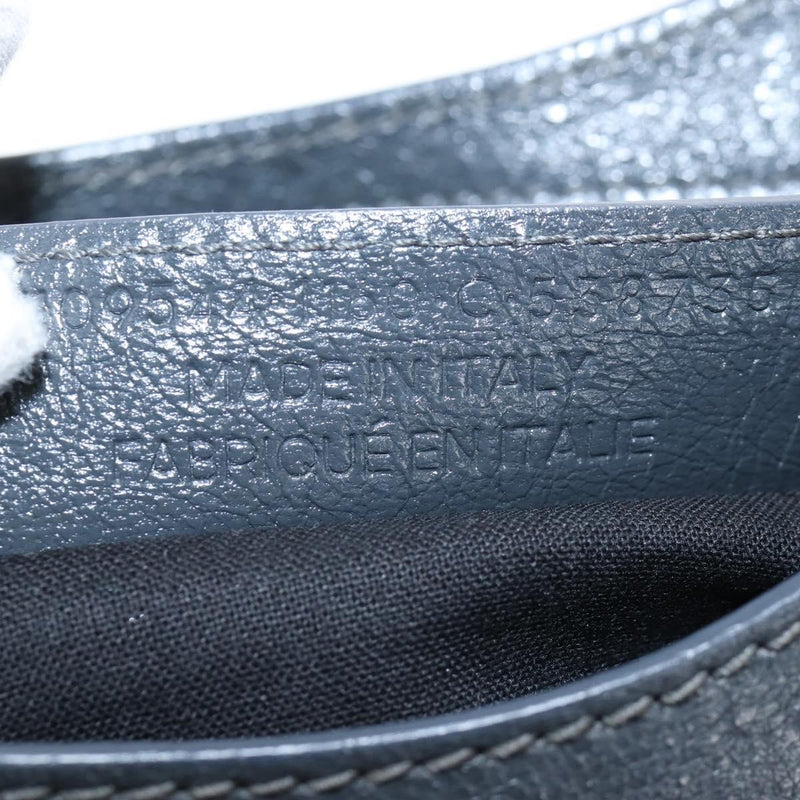 Balenciaga City Giant Studs Leather Gray Bag