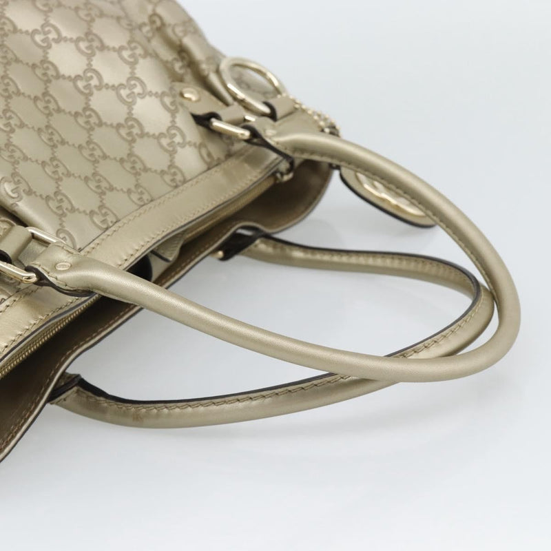 Gucci Sukey Top Handle Guccissima Leather Gold Bag