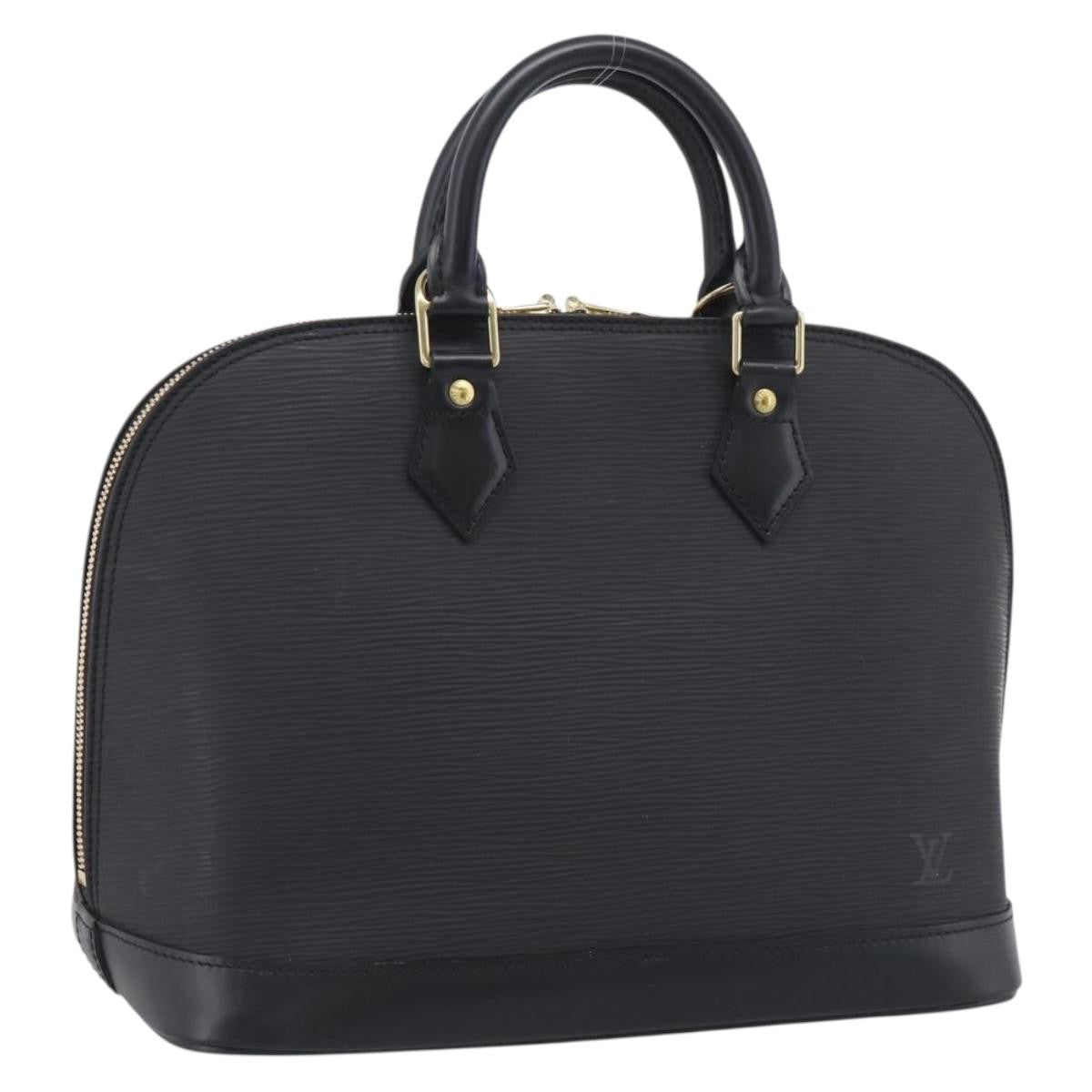 Louis Vuitton Alma Epi Leather Black Bag