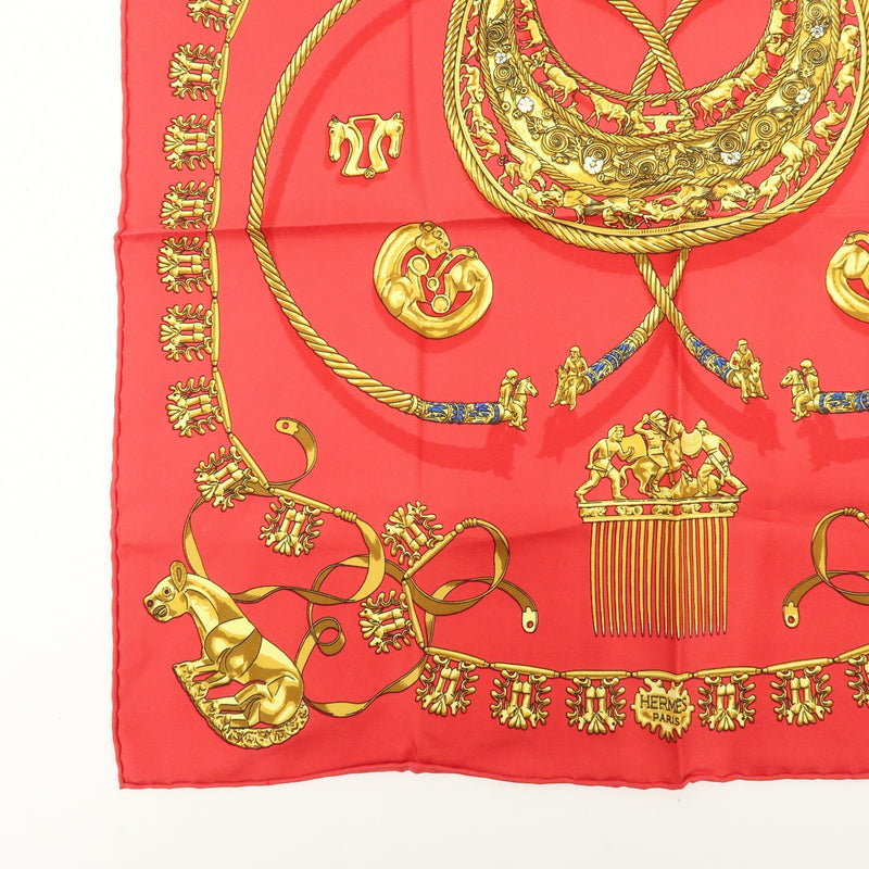 Hermes Carré 40 Silk Red Accessory