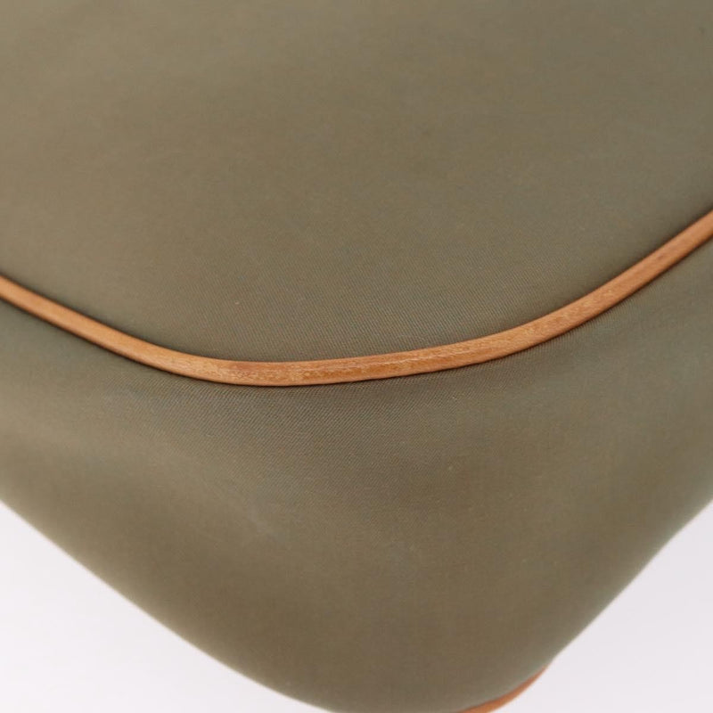 Burberry Shoulder Bag Nova Check Coated Canvas Khaki