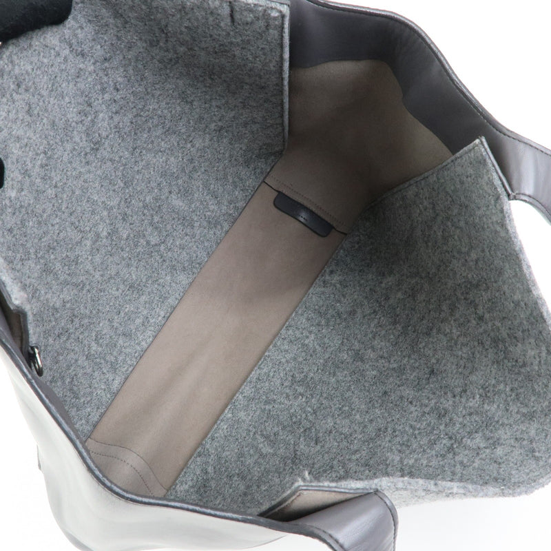 Stella Mccartney Alter Faux Leather Gray Canvas Bag